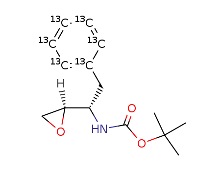 [ring-13C6]-N-(tert-butoxycarbonyl)-2(S)-amino-1-phenyl-3(R)-3,4-epoxy-bytane
