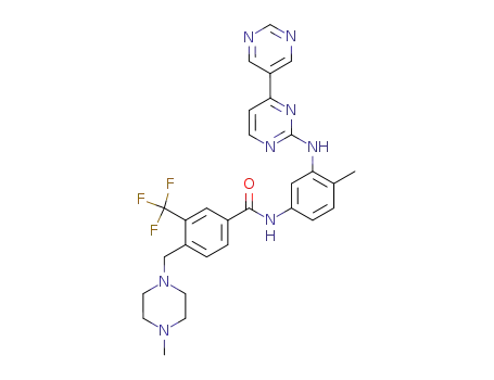 4-(4-methylpiperazin-1-ylmethyl)-3-trifluoromethyl-N-{4-methyl-3-[4-(5-pyrimidinyl)pyrimidin-2-ylamino]phenyl}benzamide