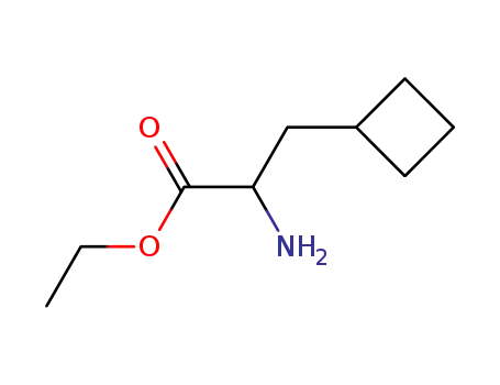 Molecular Structure of 394735-17-2 (Ethyl 2-amino-3-cyclobutylpropanoate)