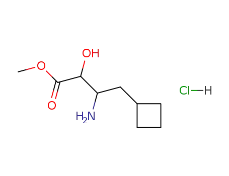 methyl 3-amino-4-cyclobutyl-2-hydroxybutyrate hydrochloride