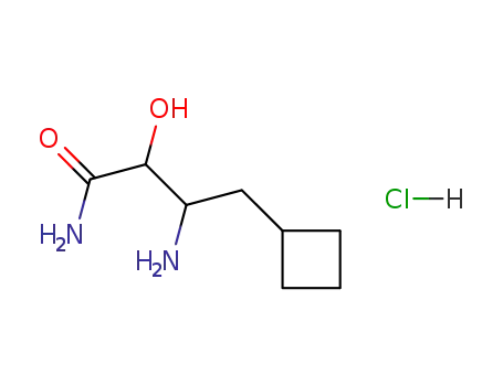 3-amino-4-cyclobutyl-2-hydroxybutanamide hydrochloride