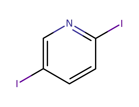Molecular Structure of 116195-81-4 (2,5-Diiodopyridine)