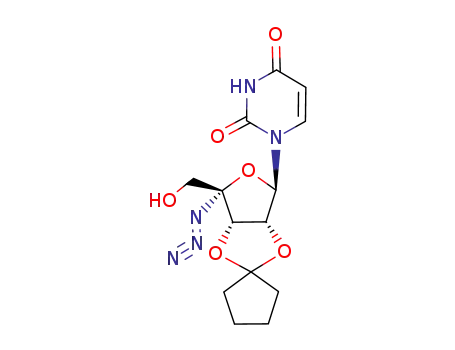 2',3'-O,O-cyclopentylidene-4'-azidouridine