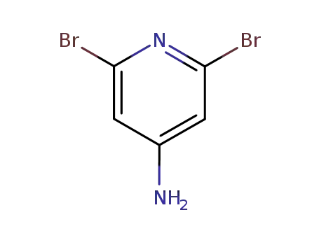 Molecular Structure of 39771-34-1 (4-Amino-2,6-dibromopyridine)