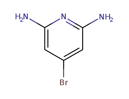 Molecular Structure of 329974-09-6 (4-Bromo-2,6-diaminopyridine)