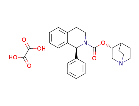 (S)-((R)-quinuclidin-3-yl) 1-phenyl-3,4-dihydroisoquinoline-2(1H)-carboxylate monooxalate