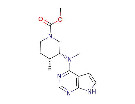methyl (3R,4R)-4-methyl-3-[methyl({7H-pyrrolo[2,3-d]pyrimidin-4-yl})amino]piperidine-1-carboxylate