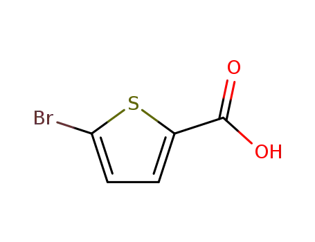 Molecular Structure of 7311-63-9 (5-Bromo-2-thiophenecarboxylic acid)