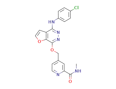 Molecular Structure of 332012-40-5 (Telatinib)