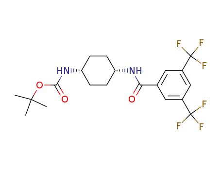[cis-4-(3,5-bistrifluoromethyl-benzoylamino)-cyclohexyl]-carbamic acid tert-butyl ester