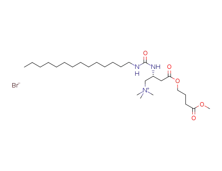 (R)-4-trimethylammonium-3-(tetradecylcarbamoylamino)-butyrate of 3-(methoxycarbonyl)-propyl bromide