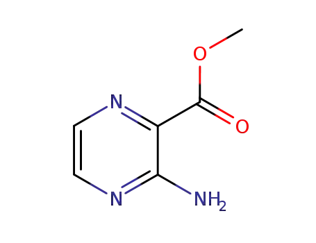 Molecular Structure of 16298-03-6 (Methyl 3-amino-2-pyrazinecarboxylate)