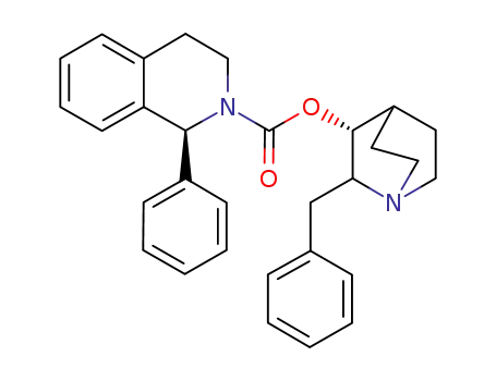 (1S,3'R)-2'-benzylquinuclidin-3'-yl-1-phenyl-1,2,3,4-terahydroisoquinoline-2-carboxylate