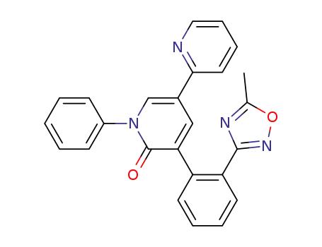 3-[2-(5-methyl-1,2,4-oxadiazol-3-yl)phenyl]-1-phenyl-5-(pyridin-2-yl)-1,2-dihydropyridin-2-one