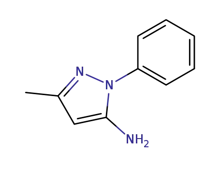 Molecular Structure of 1131-18-6 (5-Amino-3-methyl-1-phenylpyrazole)