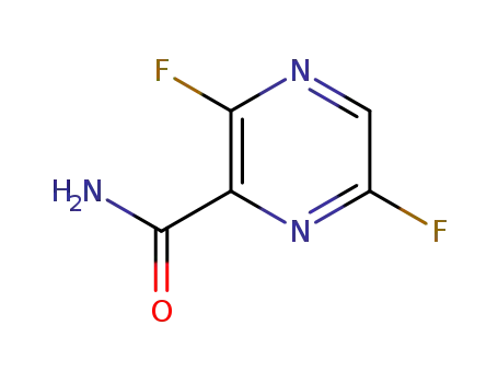 Molecular Structure of 356783-29-4 (Pyrazinecarboxamide, 3,6-difluoro- (9CI))