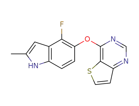 4-(4-fluoro-2-methylindol-5-yloxy)thieno[3,2-d]pyrimidine