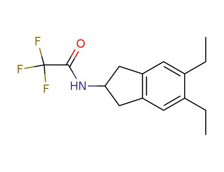 N-(5,6-diethyl-2,3-dihydro-1H-inden-2-yl)-2,2,2-trifluoro-Acetamide Cas no.601487-90-5 98%