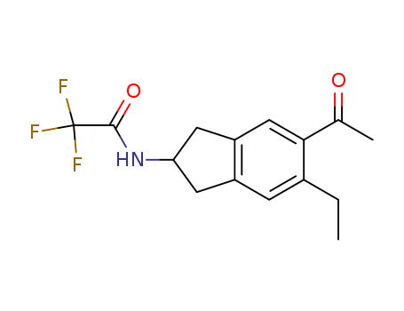 N-(5-acetyl-6-ethyl-2,3-dihydro-1H-inden-2-yl)-2,2,2-trifluoro-Acetamide Cas no.601487-89-2 98%