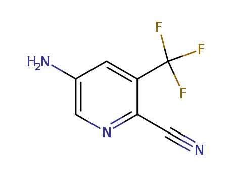 573762-62-6,5-AMINO-3-(TRIFLUOROMETHYL)PICOLINONITRILE,5-Amino-3-(trifluoromethyl)pyridine-2-carbonitrile; 5-Amino-2-cyano-3-(trifluoromethyl)pyridine; 5-Amino-3-(trifluoromethyl)2-cyanopyridine