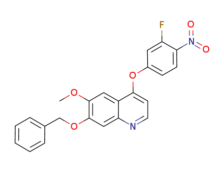 7-(benzyloxy)-4-(3-fluoro-4-nitrophenoxy)-6-methoxyquinoline