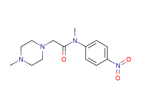 N-METHYL-2-(4-METHYLPIPERAZIN-1-YL)-N-(4-NITROPHENYL)ACETAMIDE