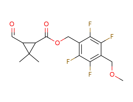 4-methoxymethyl-2,3,5,6-tetrafluorobenzyl 2,2-dimethyl-3-formylcyclopropanecarboxylate