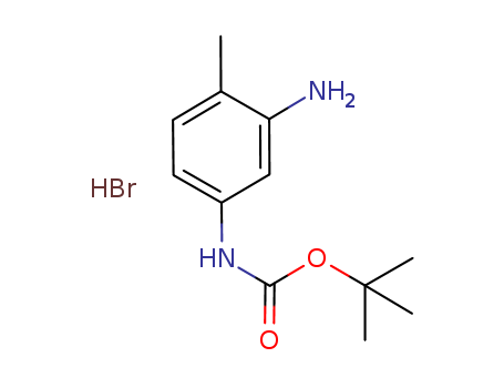 Carbamic acid, (3-amino-4-methylphenyl)-, 1,1-dimethylethyl ester, monohydrobromide 