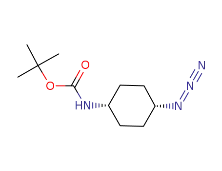 Molecular Structure of 247568-84-9 (Carbamic acid, (cis-4-azidocyclohexyl)-, 1,1-dimethylethyl ester)