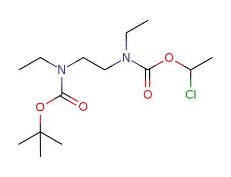 [N-ethyl-N-(tert-butoxycarbonylethylamino)ethyl]carbamic acid 1-chloroethyl ester