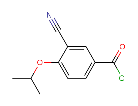 3-cyano-4-[(1-methylethyl)oxy]benzoyl chloride