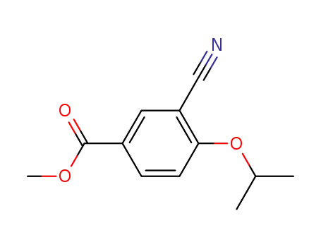 Molecular Structure of 213598-11-9 (METHYL 3-CYANO-4-ISOPROPOXYBENZOATE)