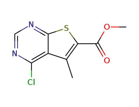 methyl 4-chloro-5-methylthieno[2,3-d]pyrimidine-6-carboxylate