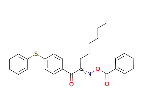 253585-83-0,1-[4-(Phenylthio)phenyl]-1,2-octanedione 2-(O-benzoyloxime),2-(O-Benzoyloxime)-1-[4-(phenylthio)phenyl]-1,2-octanedione;Irgacure OXE 01;
