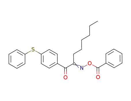 Molecular Structure of 253585-83-0 (1-[4-(Phenylthio)phenyl]-1,2-octanedione 2-(O-benzoyloxime))