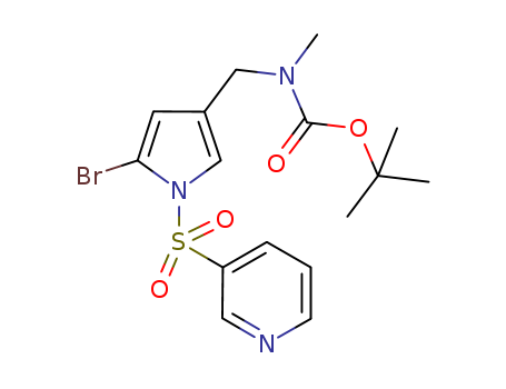 Carbamic acid,
[[5-bromo-1-(3-pyridinylsulfonyl)-1H-pyrrol-3-yl]methyl]methyl-,
1,1-dimethylethyl ester