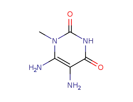 Molecular Structure of 6972-82-3 (5,6-Diamino-1-methyluracil)