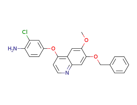 4-{[7-(Benzyloxy)-6-methoxy-4-quinolyl]oxy}-2-chloroaniline