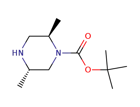 trans-2,5-dimethylpiperazine-1-carboxylic acid tert-butyl ester