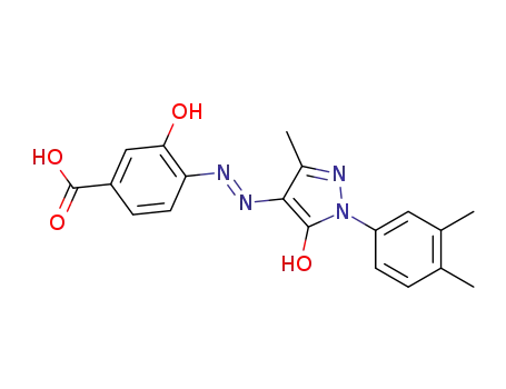 4-{[1-(3,4-dimethylphenyl)-5-hydroxy-3-methyl-1H-pyrazol-4-yl]azo}-3-hydroxybenzoic acid