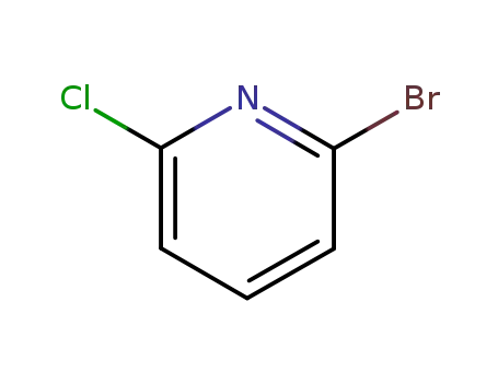 Molecular Structure of 5140-72-7 (2-BROMO-6-CHLOROPYRIDINE)