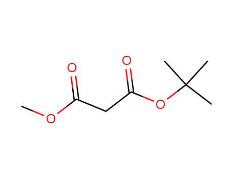 Molecular Structure of 42726-73-8 (TERT-BUTYL METHYL MALONATE)