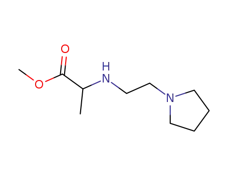 methyl 2-(2-(pyrrolidin-1-yl)ethylamino)propanoate