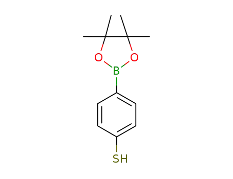 4-(4,4,5,5-tetramethyl-1,3,2-dioxaborolan-2-yl)benzenethiol