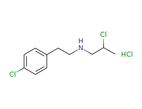 Molecular Structure of 953789-37-2 (1-[[2-(4-Chlorophenyl)ethyl]amino]-2-chloropropane)
