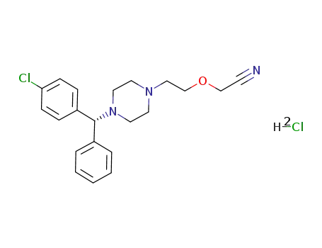 [2-[4-[(4-chlorophenyl)phenylmethyl]-1-piperazinil]ethoxy]-acetonitrile dihydrochloride