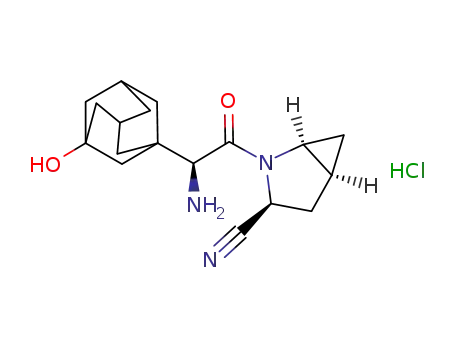 Molecular Structure of 709031-78-7 (Saxagliptin hydrochloride)