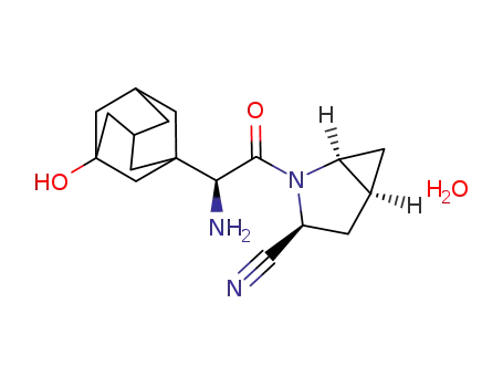 Molecular Structure of 945667-22-1 (Saxagliptin hydrate)