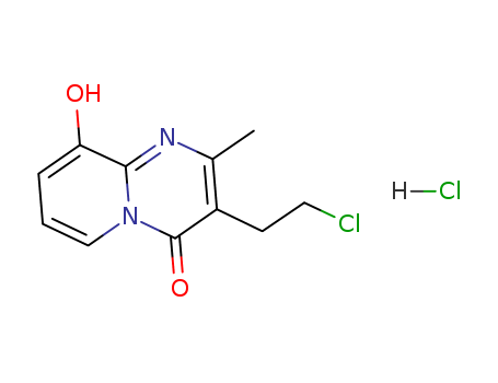3-(2-chloroethyl)-9-hydroxy-2-methyl-4H-pyrido[1,2-a]pyrimidin-4-one hydrochloride
