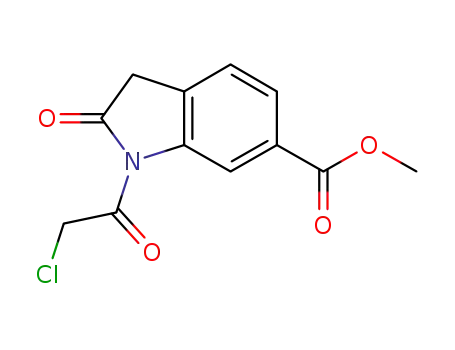 1-(2-chloroacetyl)-2-oxo-2,3-dihydro-1H-indole-6-carboxylic acid methyl ester